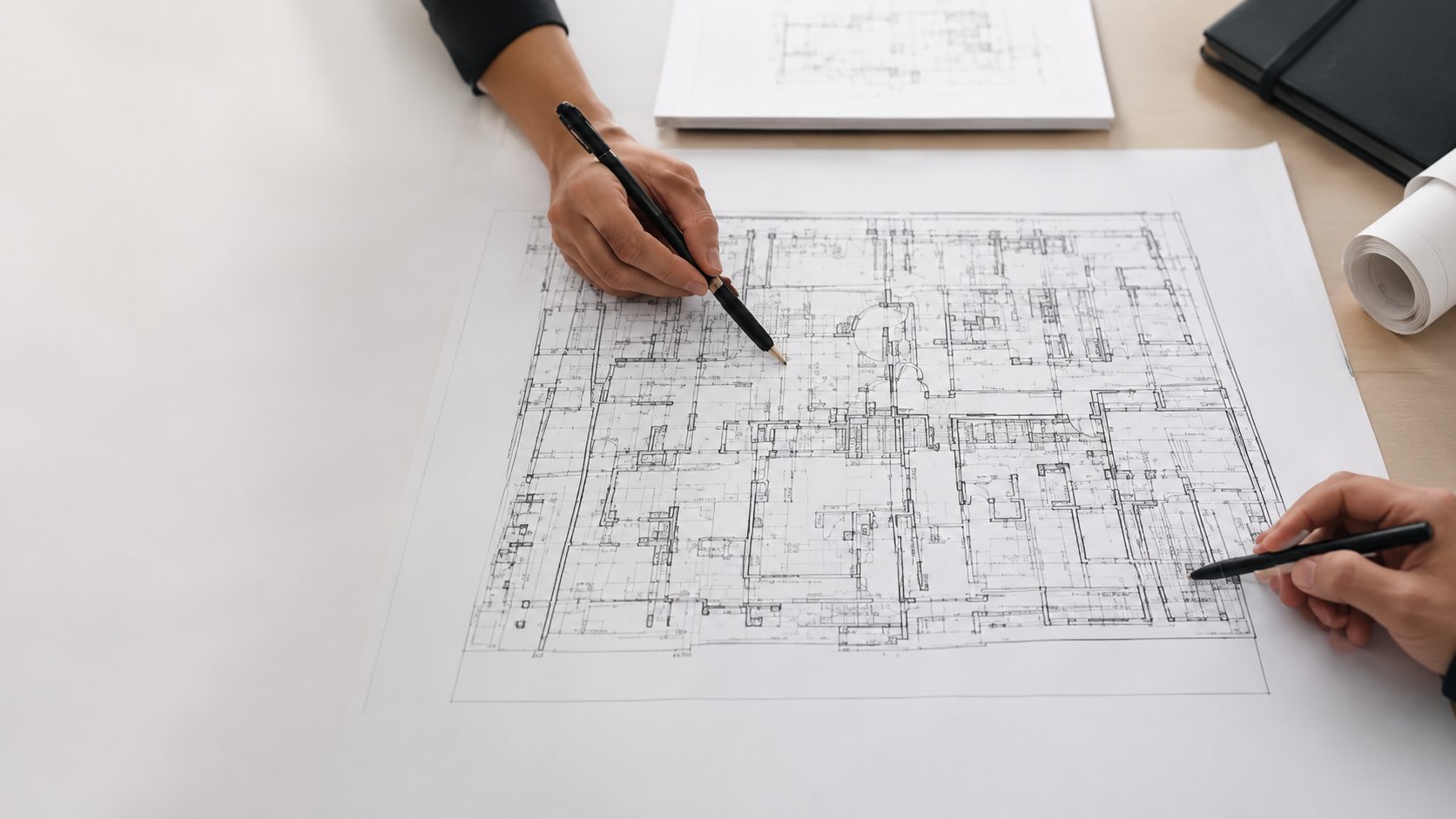 Architectural plans and project planning